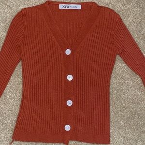 Zara Ribbed Cardigan